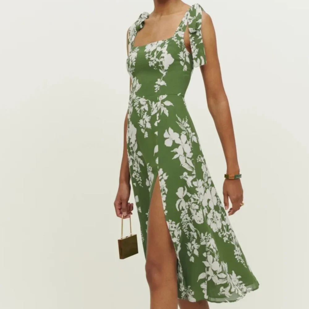 NWOT💚Reformation Twilight Dress - Mystique
